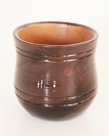 Brown Terracotta Cups Round