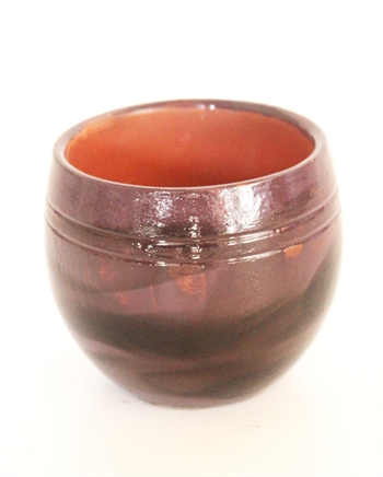 Brown Terracotta Cups Round Open