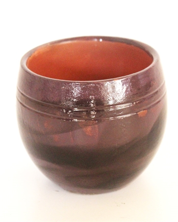 Brown Terracotta Cups Round Open