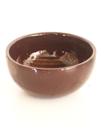 Milk Bowl Terracotta Brown