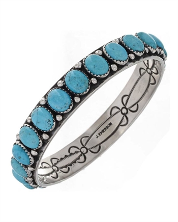 Natural Turquoise Ladies Bangle Bracelet