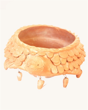 Tortoise Terracotta Planter Natural Color