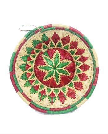 Hand Craft Sikki Grass Multi Color Basket