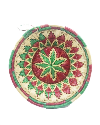 Hand Craft Sikki Grass Multi Color Basket