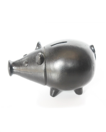 Pig Coin Bank black