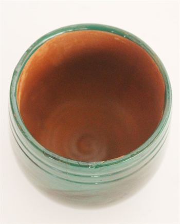 Green Coated Cup Terracotta