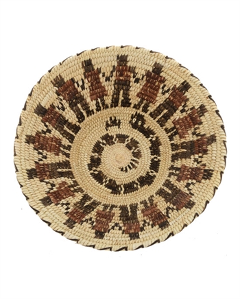 Indian Polychrome Basket 